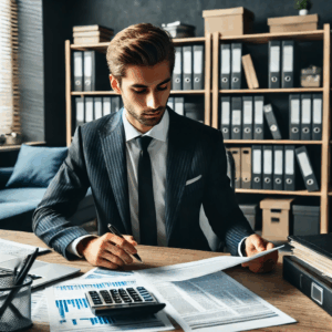 Arbeitszimmers eines Gesellschafter-Geschäftsführers